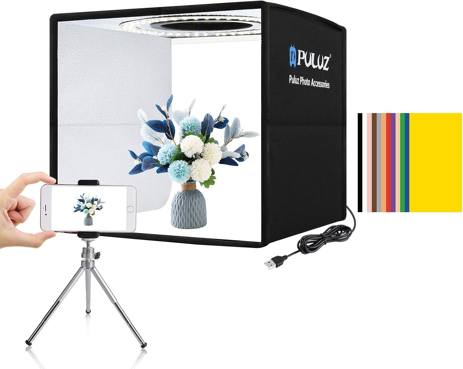 Photography Lighting Youtube - Painel de Luz LED RGB com