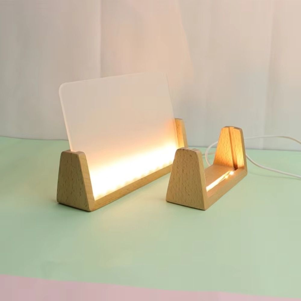 Photography Lighting Portrait - Base de Madeira Iluminada com Luz