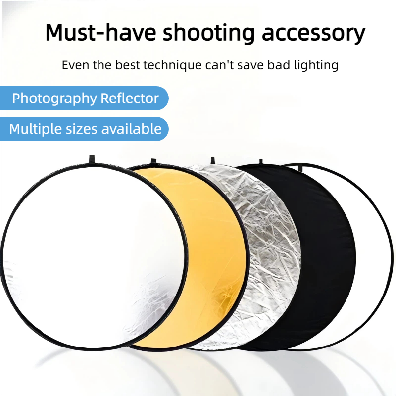 Photography Lighting Portrait - Painel Refletor Portátil Dobrável 2 em