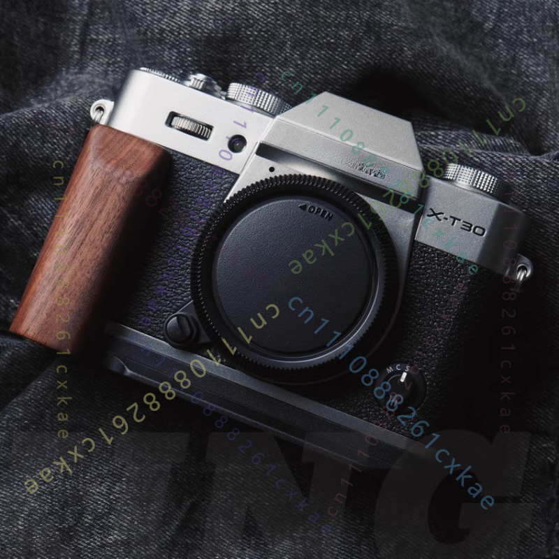 Fujifilm Camera X-T30 Ii - Suporte de mão em madeira com