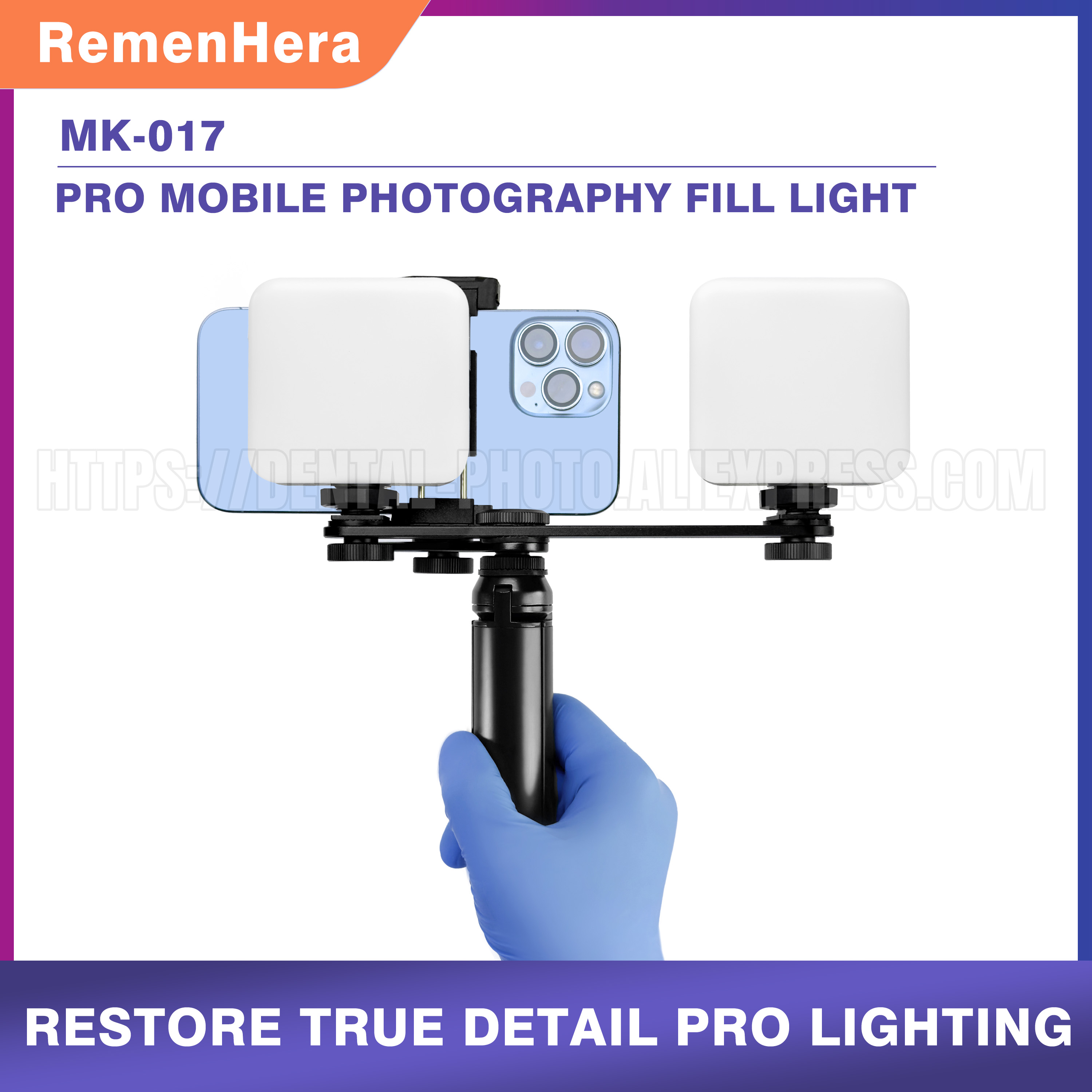 Photography Mobile Lighting - Luz LED Portátil HERA MK-17 para