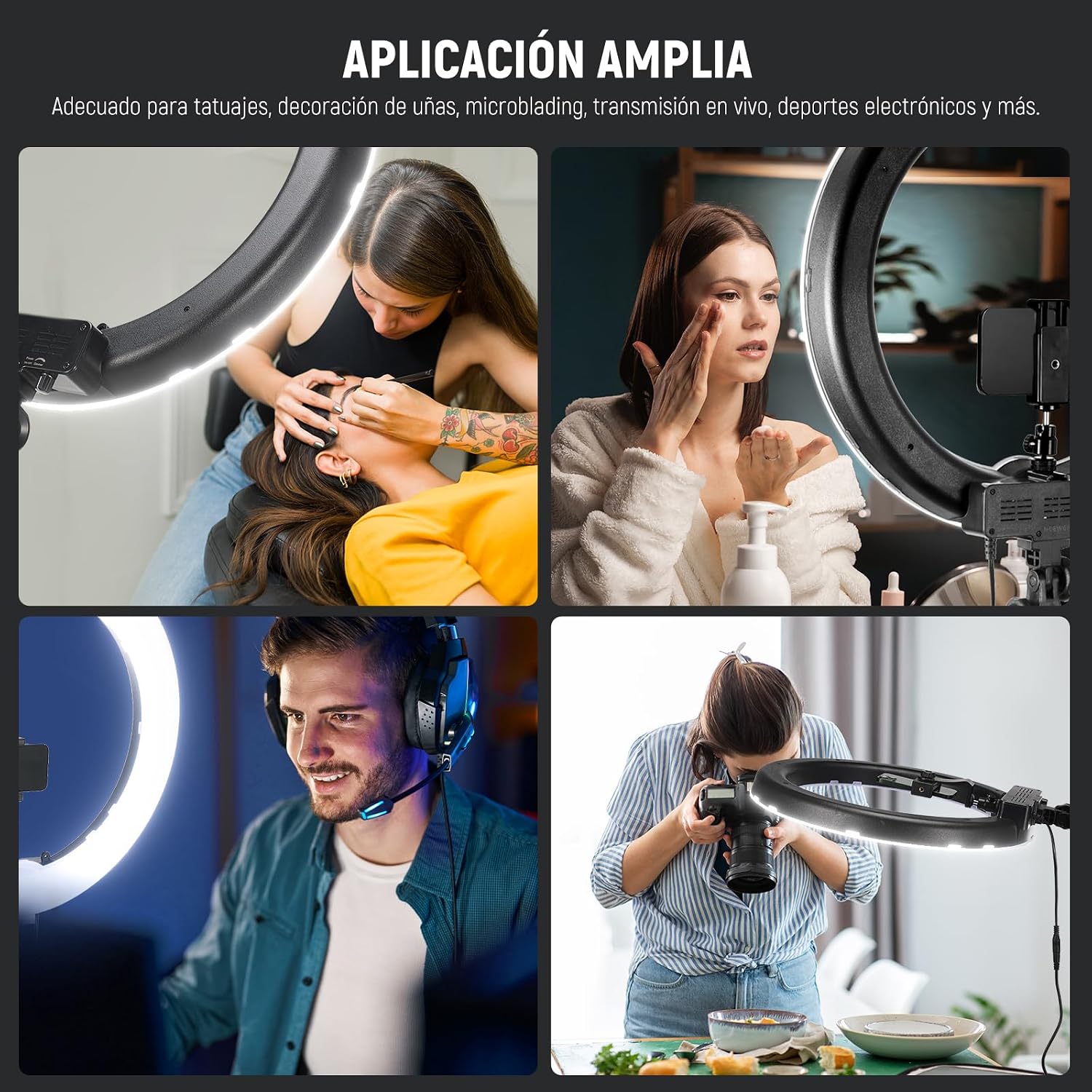 Kit de Iluminação com Anel de  - Photography Lighting Youtube avaliação e preço