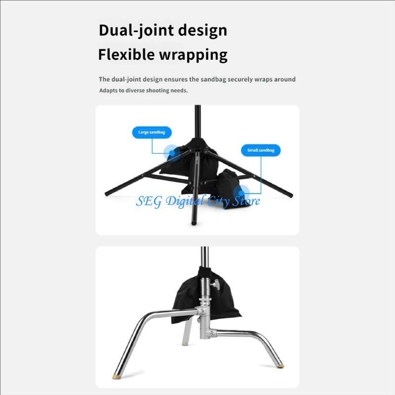 U75b suporte luz profissional  - Light Stand Sandbag avaliação e preço