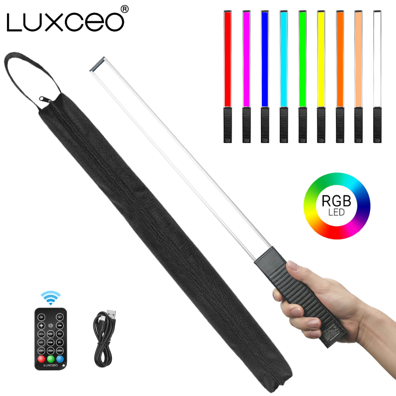 LUXCEO Varinha de luz portátil - Photography Lighting Youtube avaliação e preço