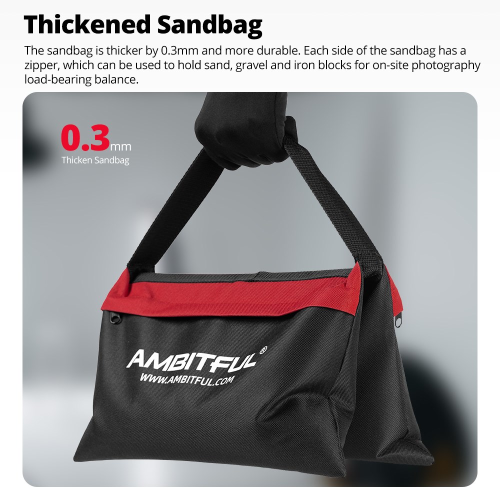 Ambitful Load-Bearing Sandbag  - Light Stand Sandbag avaliação e preço