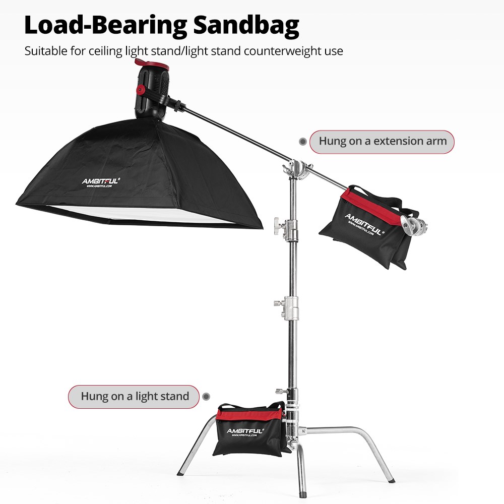 Ambitful Load-Bearing Sandbag  - Light Stand Sandbag avaliação e preço