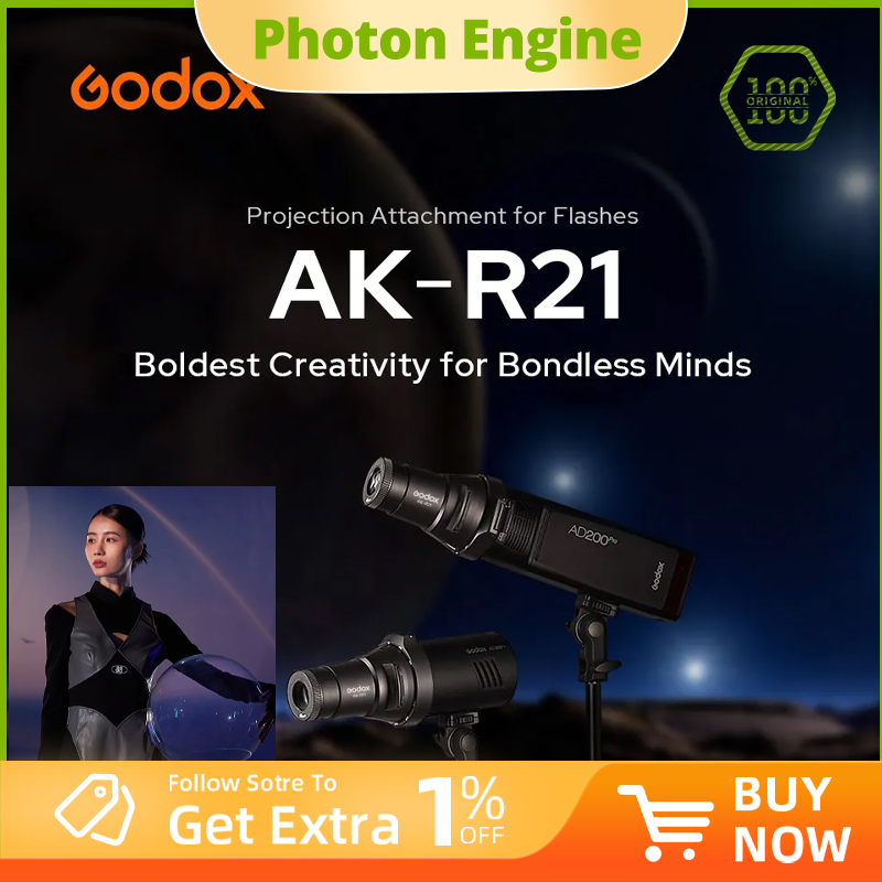 Lente de Projeção Godox AK-R21 - Fresnel Lens Attachment avaliação e preço