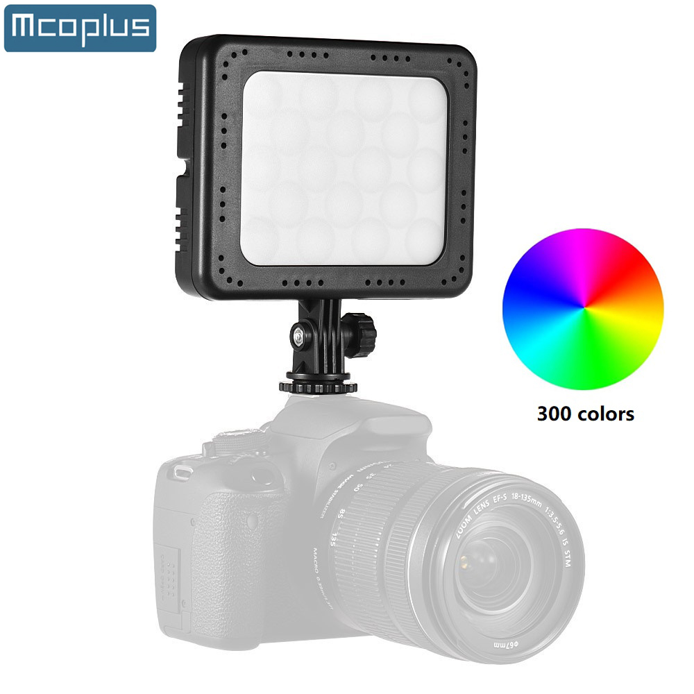 Mcoplus 300 cores rgb fotograf - Photography Lighting Youtube avaliação e preço
