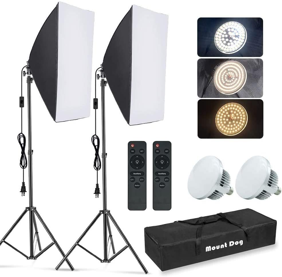 Kit de Iluminação Softbox para - Photography Lighting Portrait avaliação e preço