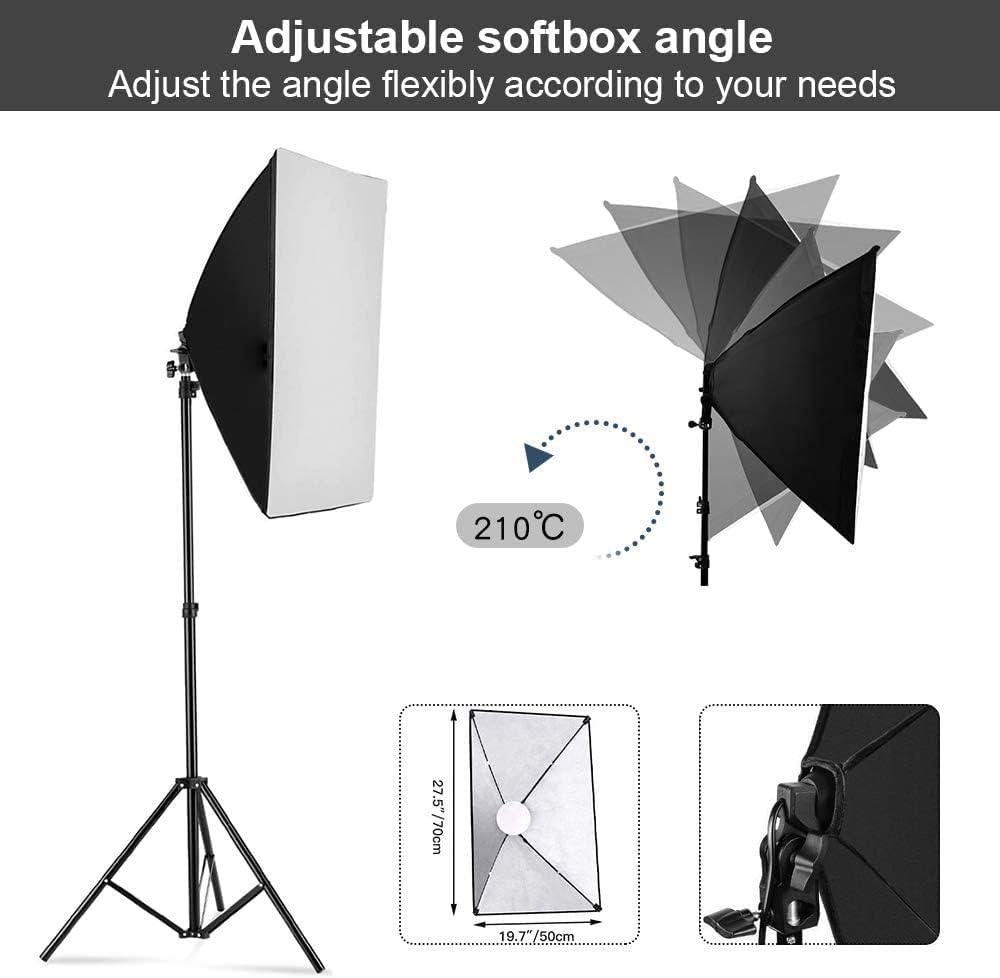 Kit de Iluminação Softbox para - Photography Lighting Portrait avaliação e preço