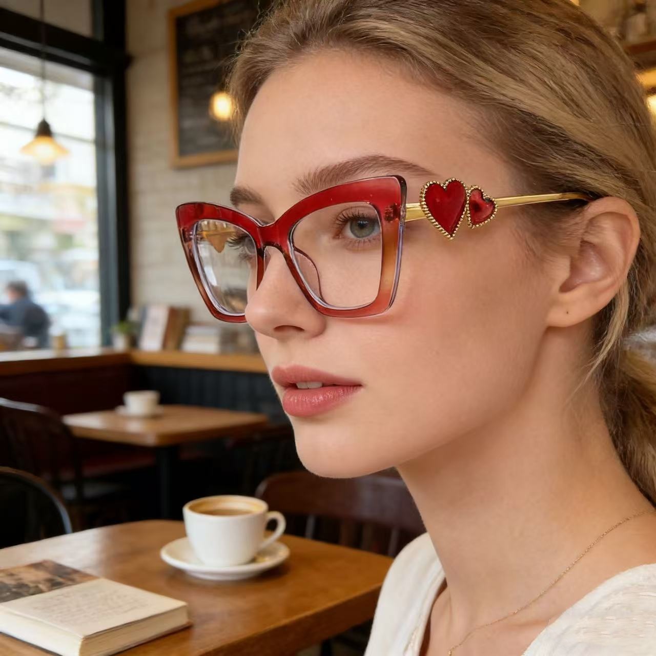 Óculos de moda para mulher amo - Lighting Glass Photography avaliação e preço