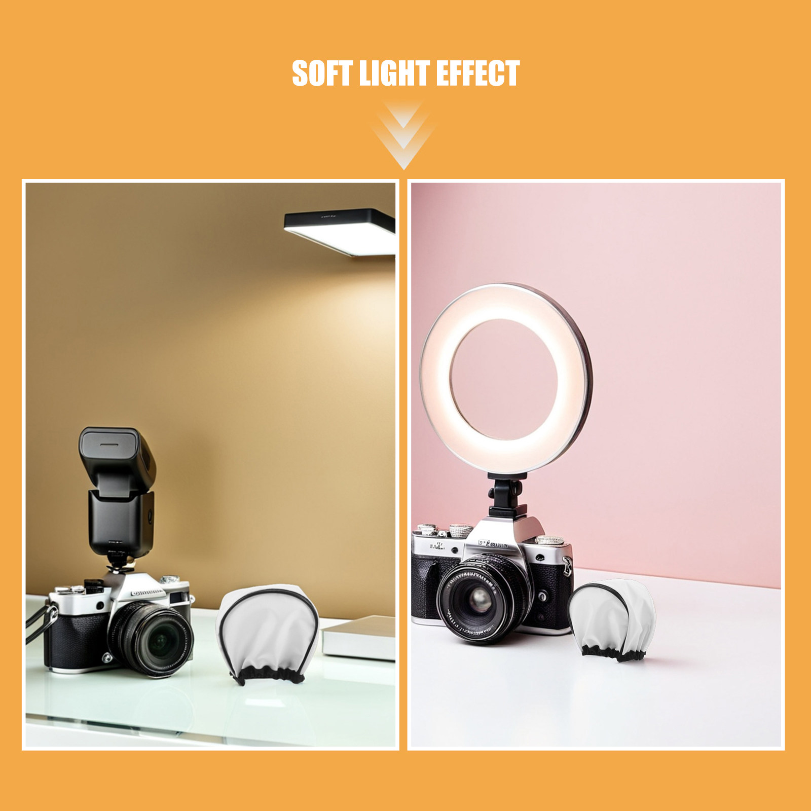 4 Peças de Softbox Difusor de  - Photography Lighting Portrait avaliação e preço