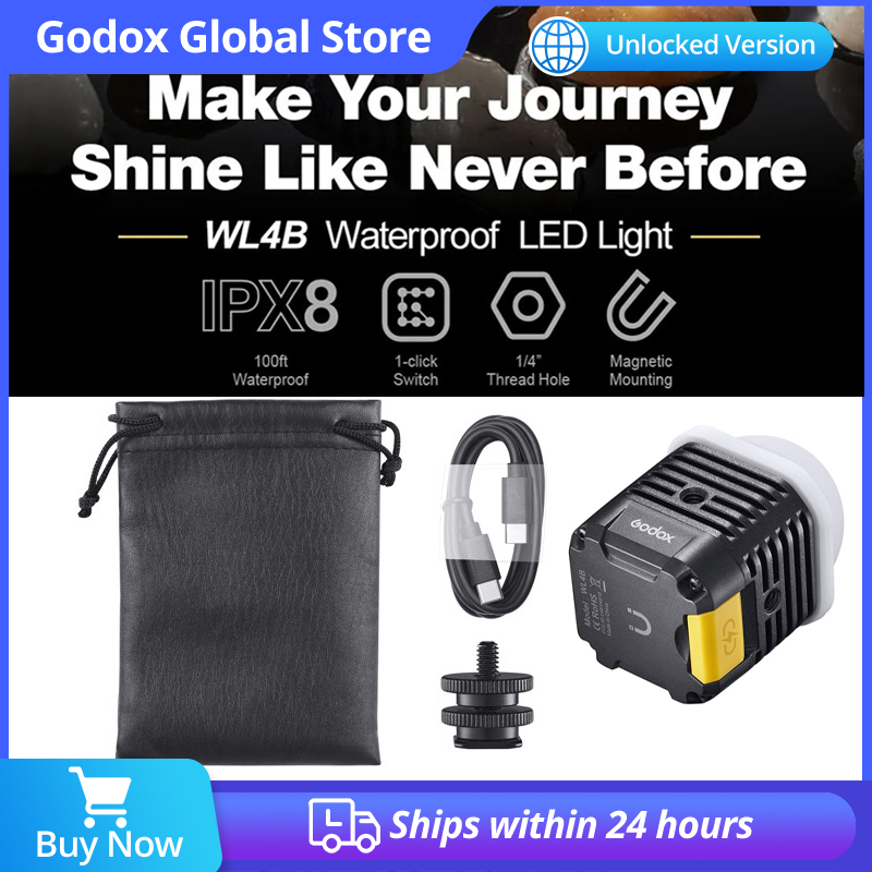Em Estoque: Luz LED Godox WL4B - Photography Mobile Lighting avaliação e preço